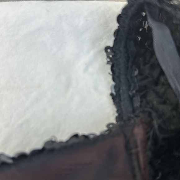 Vintage Sequin Chiffon Maxi Dress - Picture 9 of 11